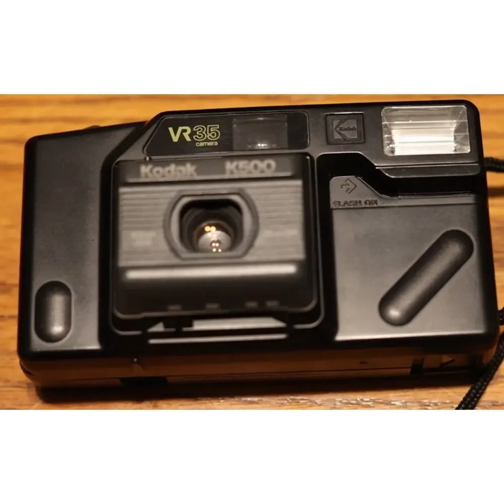 Kodak VR35 K500 35mm Point & Shoot Film Camera Fixed Focus Flash Black - Parts